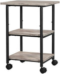 VASAGLE 3-Tier Printer Stand with Locking Wheels, Under Desk Printer Table by VASAGLEbySONGMICSHOME