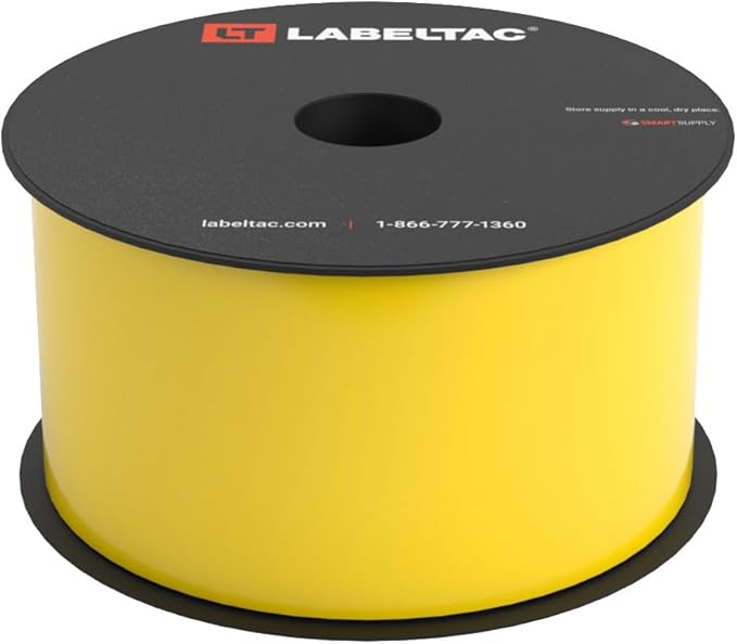 LT4/LT4P/LTPX Label Supply 2.5" x 150' Yellow by LabelTac