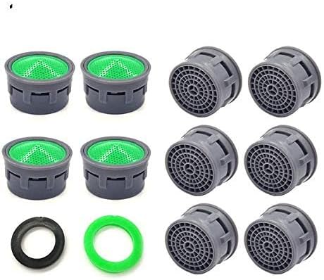 Faucet Aerator, Faucet Flow Restrictor Replacement Parts Insert Sink Aerator for Bathroom (10pcs) by QMOEH