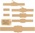 Brown Blank Kraft Soap Labels (Without Decoration) by SMARSTICKER