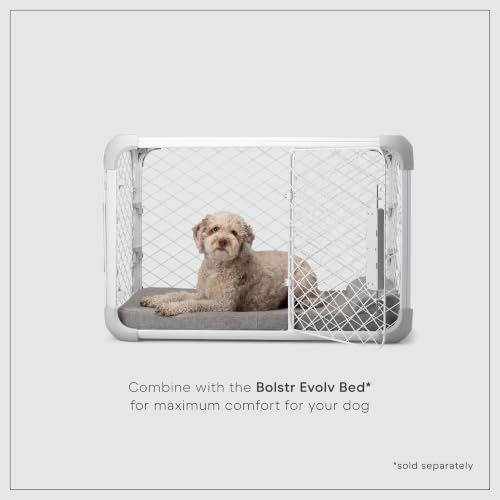 Diggs Evolv Modular Dog Crate for Dogs 18-22" Tall, Ash, Intermediate - Image 6