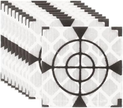 PATIKIL Survey Reflector Target Self-Adhesive Reflective Sheet Surveying Target Mark Tape, Suit for Ship Inspection by PATIKIL
