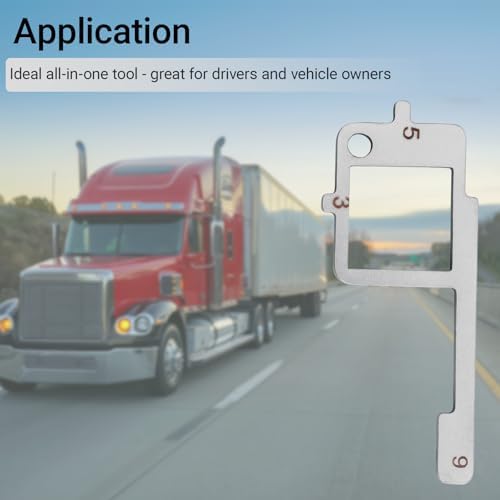 Truck Driver Pre-Trip Inspection Tool - Brake & Tire Check 4-in-1 - 1 Pack - Image 5