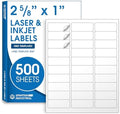 1" X 2 5/8" Matte White Printable Address Labels by SpartanIndustrial