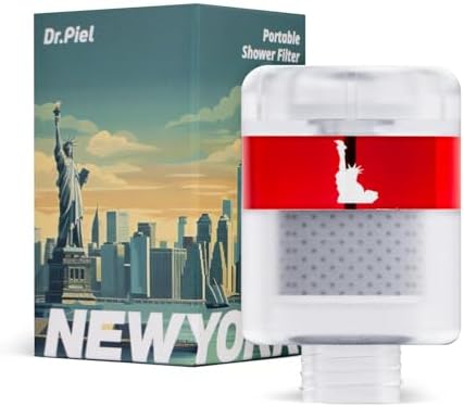 Dr. Piel Shower Filter for Travel New York Eddition Superior by DrPiel