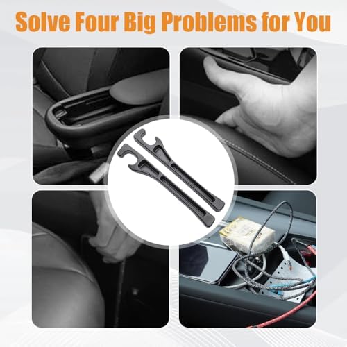 Car Seat Gap Organizer,Seat Gap Filler with Seat Belt Holes,Universal Fit for SUV/Truck/Pickup(Black,2Pack) - Image 6