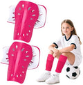 2 Pairs Shin Guards Soccer for Kids,Shin Pads Extra Lightweight Breathable Slide in Shin Guard for Football Training Match Outdoor Activities Protective Slip-in Shin Guards for Boys Girls by Unknown