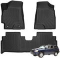 Priprilod Floor Mats Fit for Toyota Highlander 2001-2007 All Weather Protector TPE Floor Liners Custom Fit Car Mats Non-Slip by Priprilod