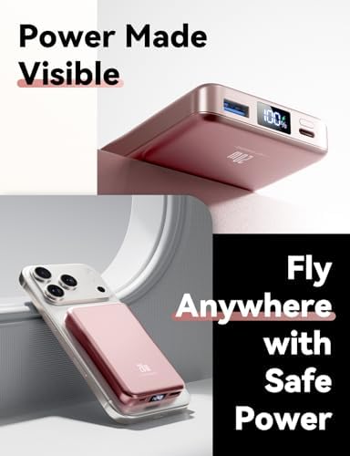 Magnetic Portable Charger 10000mAh, Fast Charging MagSafe Battery Pack - Image 6