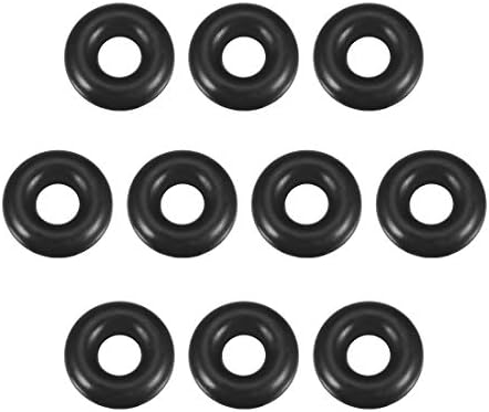 uxcell Nitrile Rubber O-Rings 14mm OD 6mm ID 4mm Width, Metric Sealing Gasket, Pack of 10 by uxcell