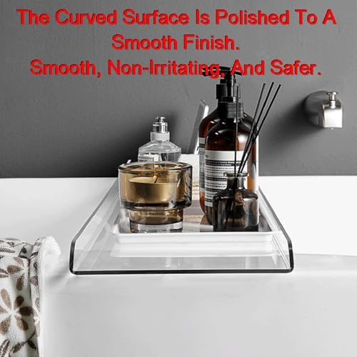 Luxury Bathtub Caddy Tray - Holds Towels, Books, Wine Glasses & Phones - Perfect for Relaxing Baths, Spa Experience, Bathroom Organizer, Gift Idea - Image 4