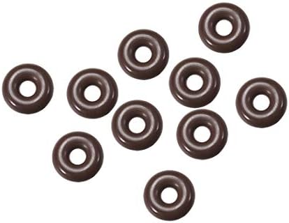 uxcell Fluorine Rubber O-Rings 10mm OD 3mm ID 3.5mm Width, Metric FKM Sealing Gasket, Pack of 10 by uxcell