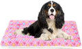 Mora Pets Dog Crate Pad Bed Ultra Soft Pet Mat Star Print Pink 29 x 21 Inch by MoraPets