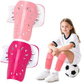 2 Pairs Shin Guards Soccer for Kids,Shin Pads Extra Lightweight Breathable Slide in Shin Guard for Football Training Match Outdoor Activities Protective Slip-in Shin Guards for Boys Girls by Unknown