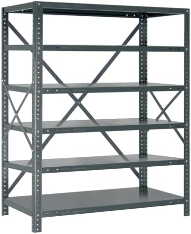 Quantum Storage Systems 39-1236-6 IRONMAN Solid Heavy Duty 6 Shelves 39" H x 36" W x 12" D by QuantumStorageSystems
