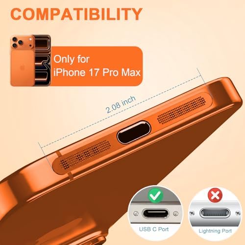 USB C Dust Plug,USB C Port Cover Type C Charging Port Plug Cover Speaker Dust Cover,Accessories for iPhone 18 Pro Max/ 17 Pro Max - Image 2