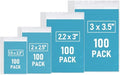 400PCS Small Plastic Bags, 4 Assorted Sizes, Small Baggies by WOWDING
