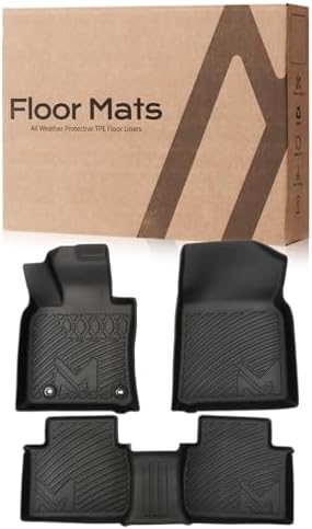 TPE Automotive Floor Mats Custom for 2018-2024 Toyota Camry (Not Fit Hybrid or AWD), All Weather Cover Protection Waterproof Black Floor Liner Front & Rear Row Full Set Car Mats, 3PCS - Image 7