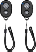 Wireless Camera Remote Shutter for Smartphones (2 Pack), zttopo Wireless Phone Camera Remote Control Compatible with iPhone/Android Cell Phone - Create Amazing Photos and Selfies, Wrist Strap Included by Zttopo
