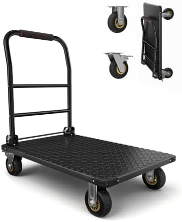Garvee 1800LBS Platform Truck Cart, 36 "x24 Flatbed Cart by Garvee