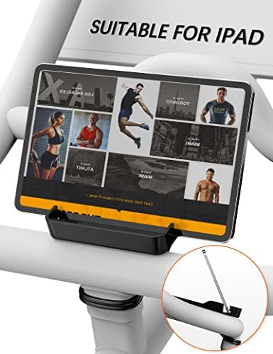 Phone Holder for Peloton Bike & Peloton Bike +, Peloton Bike Accessories, Built-in Anti-Slip Silicone mat Mount Tray, Peloton Phone Holder for iPhone, iPad - Easy Installation - Image 5