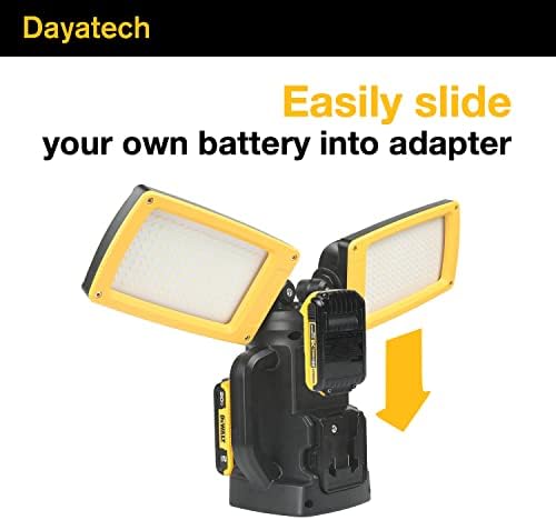 12000LM Cordless Tripod LED Work Light Fits DEWALT 20V - Image 2