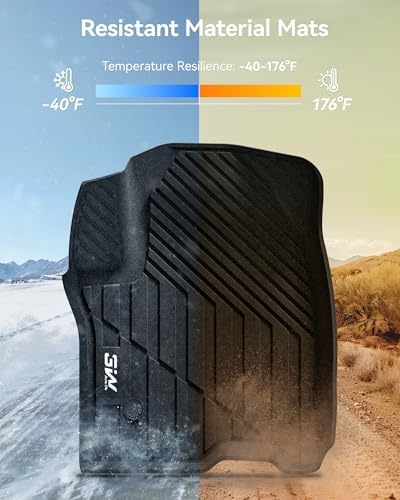 3W Floor Mats for Chevy Suburban/Yukon XL/Cadillac Escalade ESV 2021-2026 - Image 4