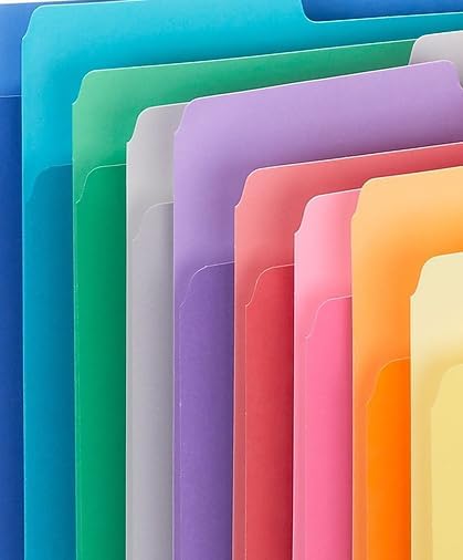 Staples File Folders, Letter, 1/3-Cut, Assorted Colors, 200/Carton - Image 5