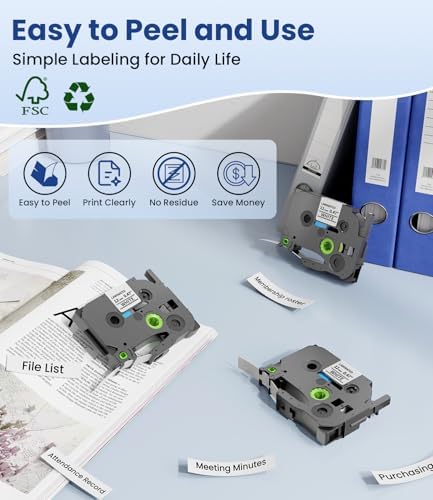 TZe-231 Replace for Brother Label Maker Tape Compatible for Brother P-Touch - Image 5
