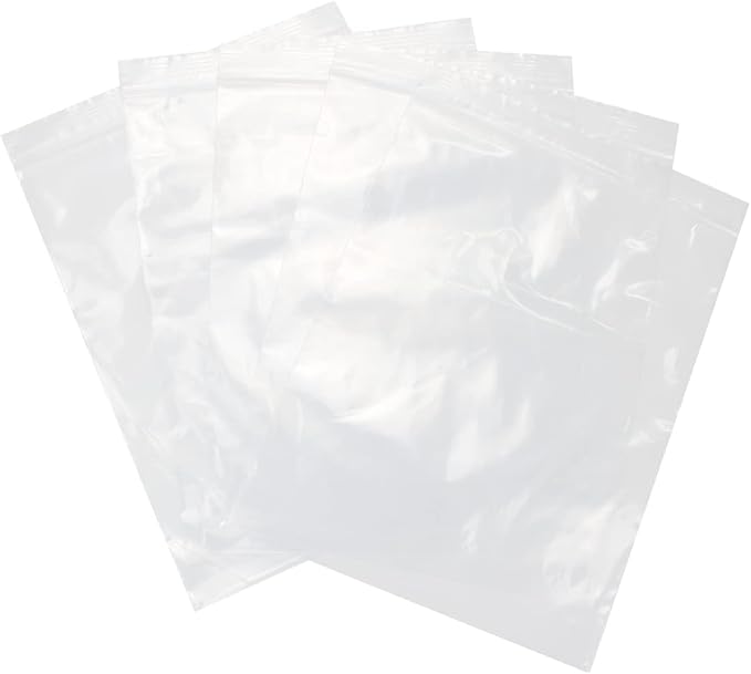 13" X 18" 2 Mil Clear Reclosable Zip Plastic Poly Bags - Image 7