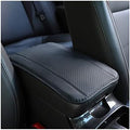 Ziciner Car Center Console Armrest Pad, 12.6X 7.2 Inch PU Leather Waterproof Auto Armrest Seat Box Cover Protector, Universal Car Interior Accessories (Black & Grey) by Ziciner