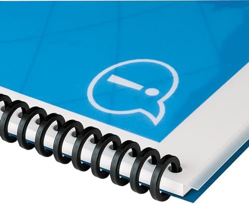 GBC Binding Spines / Spirals / Coils, 5/16" Diameter, 45 Sheet Capacity, ProClick, Black, 25 Pack (2515662) by GBC