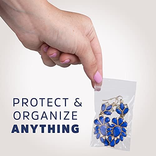2" x 3" Small Zip Bags, Bulk Case of 8,000, Clear Plastic Reclosable Poly Baggies, 2 mil with Resealable Zip Top Lock for Storage & Packaging Jewelry, Pills, Meds, Candy, Beads & Seeds. GPI - Image 5