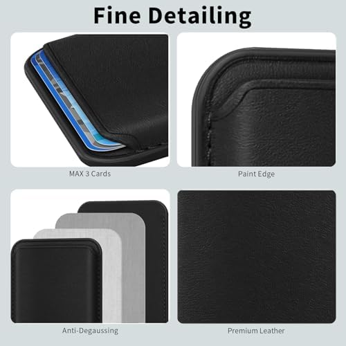 Magnetic Wallet Cell Phone Card Holder for Phone Case with Mag-Safe - Image 3