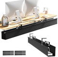 Cinati 49.2" Under Desk Cable Management Tray, Large Fabric Cord Organizer by Cinati