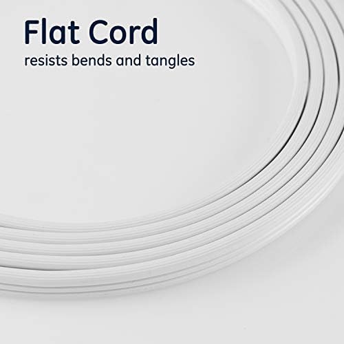 GE 3-Outlet Flat Extension Cord, 15 Ft Grounded Extension Cord - Image 4