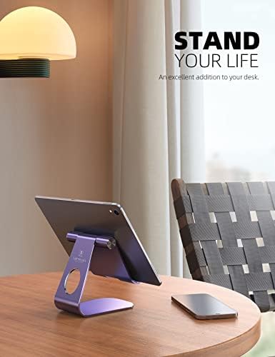 Lamicall iPad Stand Adjustable Tablet Holder, Sturdy Aluminum, Multi-Angle - Image 2