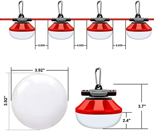 200FT LED Construction String Lights Temporary Lighting 20000LM - Image 6