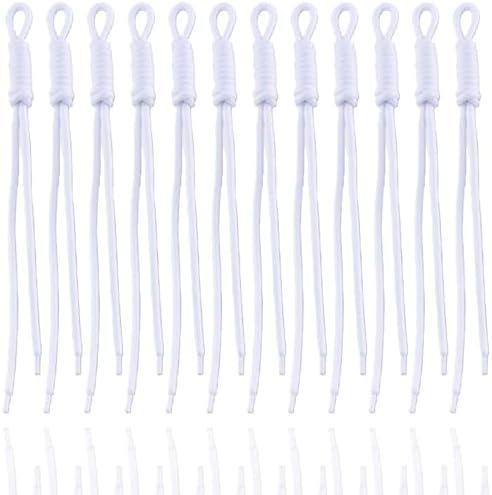 KJML DIY Paracord Keychain 12pcs Paracord Rope Keychain Braided Cord Rope Bag Charm for Purse Handbag Decoration Accessories by KJMLDIY