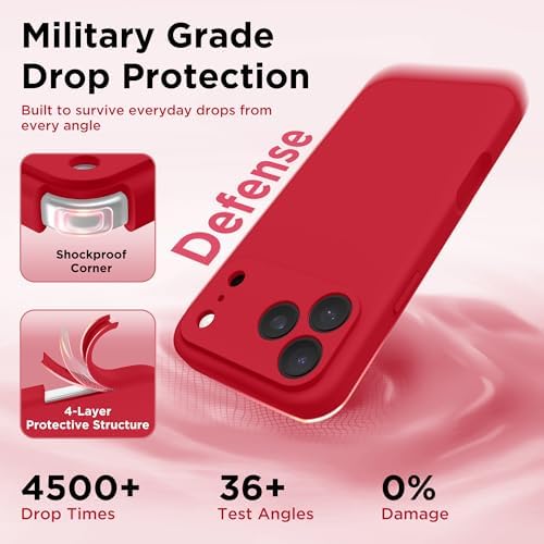 GolbinBox Magnetic for iPhone 18 Pro Max Case/17 Pro Max Case, Red - Image 6