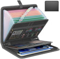 Fireproof Accordion File Organizer, Expanding File Folder with 13 Pockets by Huolewa