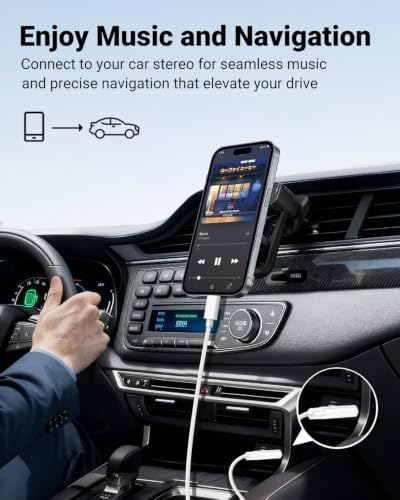 Seulliya USB C to 3.5mm Audio Aux Jack Cable, Aux Cord for iPhone 15, Type C to 3.5mm Headphone Car Stereo Cord Compatible with iPhone 16 Plus /15 Pro Max, Samsung Galaxy S23 S22 Note 20, 2Pack White - Image 5