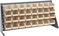 Quantum Storage Systems QBR-3619-220-32IV Ultra Bin Complete Bench Rack Package with 32 Ultra Bins, 36" x 8" x 19" , Ivory by QuantumStorageSystems
