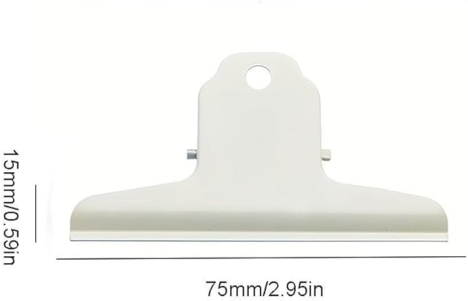 2PCS Extra Large Binder Clips Metal Bulldog Clips Large Paper Clamps Holder - Image 8