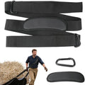 10.2 ft Heavy-Duty Leaf Tarp Pulling Strap with Padded Shoulder Support by Plustard