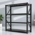 3000LBS Heavy Duty Storage Shelves,Adjustable Metal Garage Shelving Units, Industrial Shelving for Warehouse & Commercial Storage (Black, W71*D24*H71) by Unknown