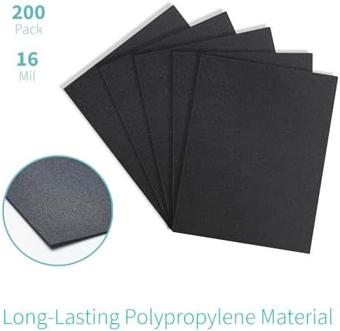 Binditek 16 Mil Sand-Textured Binding Covers, Letter Size, Black, 200 Pack - Image 2