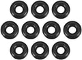 Nitrile Rubber O-Rings Buna-N O-Rings, [for Faucet, Water Hose, Filter, Pump, Air Pipe, Gas Connections] - 14 x 6 x 4mm / 70A / Black / 10Pcs by Rebower