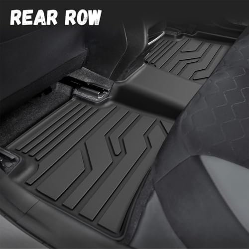 Floor Mats for Toyota Corolla 2020-2025 2026 Sedan (Not Fit for Hatchback and Cross), Custom Fit All-Weather TPE Floor Liners, Front & 2nd Row Mat for Corolla Car Accessories - Image 5