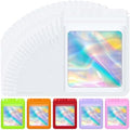100 Pack Resealable Bags for Small Business (3x3 Inch, White) by Jetmore